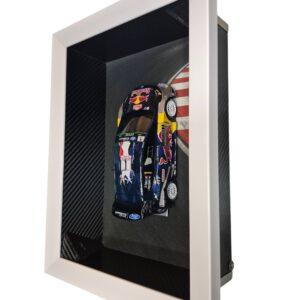 Cadre Vitrine Carbone pour miniatures Automobile 1/24