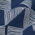 Graphique bleu marine